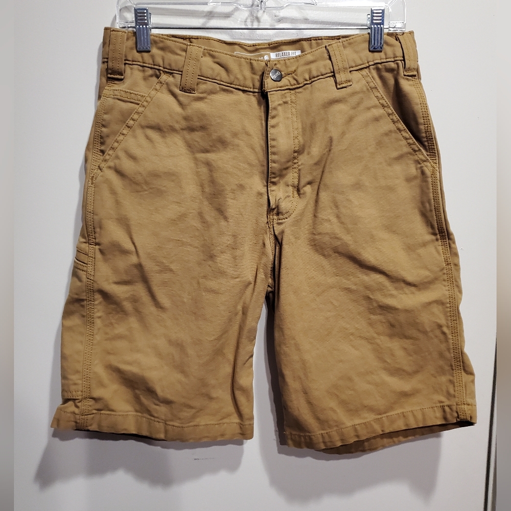 Men's Carhartt Tan Cargo Relaxed Fit Shorts 32"